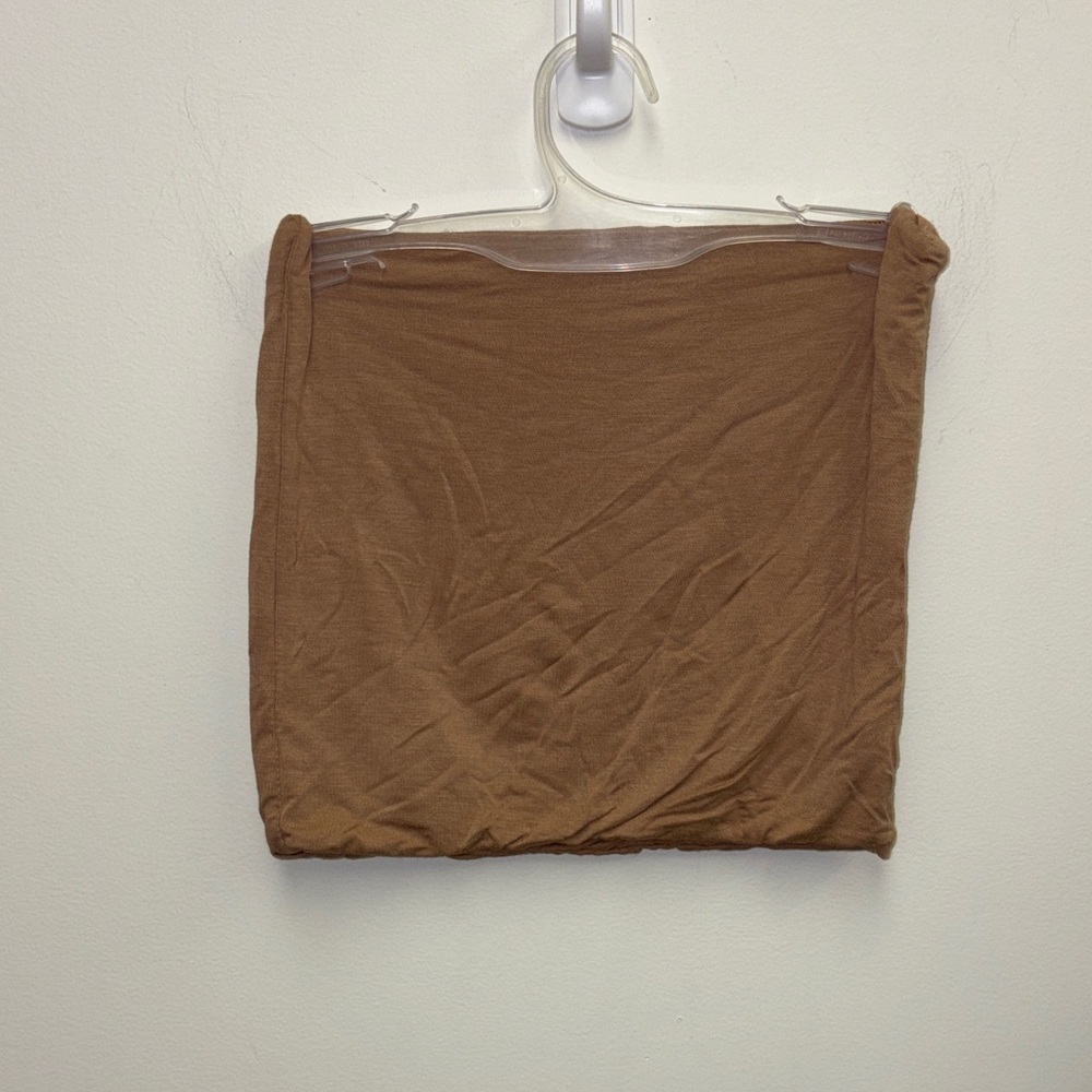 Cotton On Brown Tube Crop Tube Top